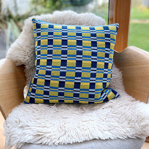 On The Wing-Blue tit Cushion